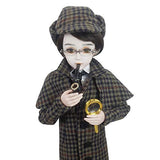 Full Set Sherlock Holmes Detective Doll 1/3 BJD doll male 23in 17" 57cm