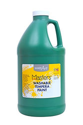 Handy Art Little Masters Washable Tempera Paint, Half Gallon, Green