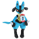 Pokemon Lucario & Riolu Plush Stuffed Animal Toys, 2-Pack - Officially Licensed - Ages 2+