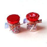 1:12 dollhouse Christmas miniature candy jar