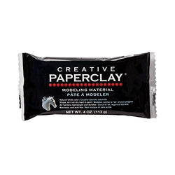 Creative Paperclay for Modeling Compound, 4-Ounce (113g), White