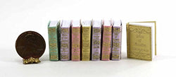 R.B. Foltz & Co. Dollhouse Miniature Set of 8 Popular Anne of Green Gables Hardcover Books