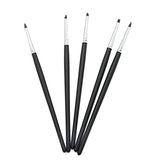 5pcs Flexible Fimo Clay Sculpture Tools Silicon Color Shaper Brushes for Sculpture Pottery