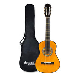 Strong Wind Classical Guitar 30 Inch 6 Nylon Strings Guitar Beginner Kit for Students Children Adult (1/2 Size)