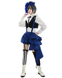 Cosplay.fm Women's Book of Circus Ciel Phantomhive Cosplay Costume Outfit (X-Small)