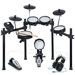 Alesis Drums Surge Mesh SE Kit and DRP100 - Electric Drum Set with USB MIDI Connectivity, and Drum Headphones for Monitoring, Practice or Stage Use