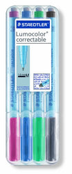 Staedtler Lumocolor correctable Pens, 305MWP4