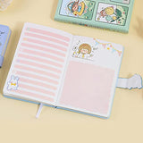 Cute Journal Notebook, Kawaii Journal Notebook Mysterious Jam Series, Premium PU Leather Cover Journal Diary Notebook with Magnetic Buckle 256pages (gree)