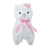 Alpacasso 14" White Plush Alpaca, Cute Soft Stuffed Animals Toy Kids