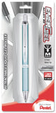 Pentel EnerGel Alloy RT Premium Liquid Gel Pen, 0.7mm, Aquamarine Barrel, Black Ink, 1 Pack