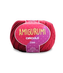 Amigurumi Yarn by Circulo – 100% Mercerized Brazilian Virgin Cotton (Pack of 1 Ball) – 4.4 oz, 278 yds – Sport (Marsala - 7136)