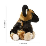 Wildlife Tree 12 Inch Stuffed African Wild Dog Plush Floppy Animal Kingdom Collection