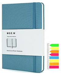 Notebook Journal for Women/Men,College Ruled Writing Notebooks for Work,Note Taking,Journaling, Diary,A5 Hardcover Lined Journal,100gsm Thick Notebook Paper,200 Pages (Blue)