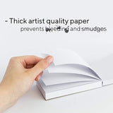 Premium Blank Flip Books for Kids and Adults + Bonus eBook – 6 Pack Flip Book Animation Paper for Sketching, Comics and Cartoons, 5.5”x2.4”, 180 Pages (90 Sheets), Thick Artist-Quality No Bleed Paper