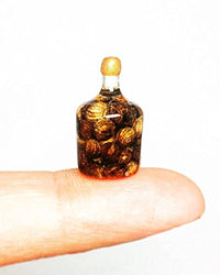 Bottle of canned nuts! Dollhouse miniature 1/12