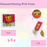 DIY Diamond Painting Kit for Kids Photo Frame Gem Painting by Number Kits Gifts for Boys and Girls Ages 6-8-9-12 Arts and Crafts for Home Wall Decorations