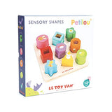 Le Toy Van - Wooden Educational Petilou Sensory Shapes | Baby Sensory Toddler Learning Toy - Suitable for 12+ Months, Multi
