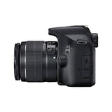 Canon EOS 2000D DSLR Camera and EF-S 18-55 mm f/3.5-5.6 IS II Lens, Black