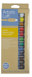 Artist's Loft Fundamentals Oil Paint Set, 12 Count