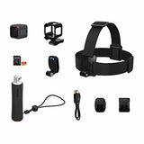 GoPro HERO5 Session Action Camera Bundle with Bonus Head Strap and QuickClip, Floating Hand Grip,