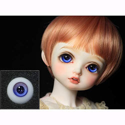 HMANE BJD Dolls Eyes, 16mm Blue Glass Eyeball for 1/3 BJD Dolls