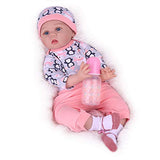 Lifelike Reborn Baby Dolls Girl, Realistic Newborn Baby Doll, Handmade Weighted Soft Body Reborn Toddler Toy, Silicone Reborn Dolls That Look Real