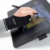 Wacom One Drawing Tablet with Screen, 13.3 inch Pen Display & Drawing Glove, Two-Finger Artist Glove for Drawing Tablet Pen Display, 90% Recycled Material, eco-Friendly, one-Size (1 Pack)