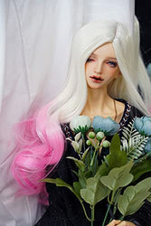 DTTLY Cataleya Long Straight and Curly SD Hair BJD Wig for Dolls (Color: BJD15-6071, Size: 1-3 (22-24CM))