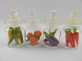 Mr_air_thai 12 pc Lot of Miniature Fruit Food Vegetable Dollhouse Fruit in Mini Bottle Fruit Mix Collection