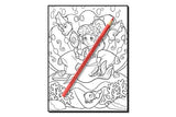 Mermaid Coloring Book: An Adult Coloring Book with Cute Mermaids, Ocean Animals, Tropical Beaches, and Fantasy Scenes for Relaxation