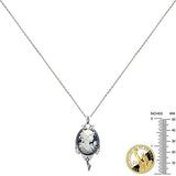 Yspace Heart of The Angel Pendant Necklace Fairy Gift Jewelry 2 PC Chains (Lady Bird)