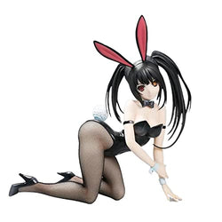 Anime Action Figures Statue -Date A Live Tokisaki Kurumi Bunny Girl Anime Game Character Model- 1:4 Scale PVC Figure - Character Desktop Decoration About 27CM Chassis Room Decoration（Color Box）