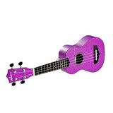 Soprano Ukulele 21 inch Professional Wooden Kids Beginner Ukulele with Canvas Tote Bag and Strap, Starry Purple