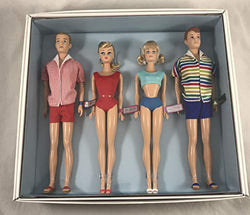 Barbie Gold Label Double Date 50th Anniversary Giftset Barbie, Ken, Midge & Allan Fan Club Exclusive