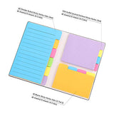 Sticky Notes Set with Bookmark Index, 140 Pages Divider Sticky Notes Bundle, 60 Ruled Lined Notes (4x6), 40 Dotted Notes (3x4), 40 Blank Notes (2.7x4.2) for Planner Bullet Journaling Notebook Textbook