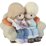 Precious Moments 203003 Love is The Answer Bisque Porcelain Figurine