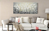 Yihui Arts Abstract Floral Oil Paintings on Canvas Extra Large 100% Hand Painted Modern Stretched Contemporary Wall Art Flowers Artwork for Living Room Home Decorations (30Wx60L)