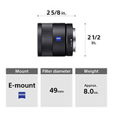 Sony Carl ZEISS Sonnar T E 24mm F1.8 ZA E-Mount Prime Lens