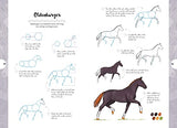 10 Step Drawing: Horses & Ponies: Draw over 50 horses and ponies in 10 easy steps