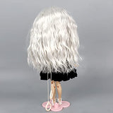 AIDOLLA Doll Wig Hairpiece Curly Hair 24-25cm for 1/6 Blyth Dolls Wigs Brick Dolls Accessories