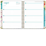 HARDCOVER Academic Year 2023-2024 Planner: (June 2023 Through July 2024) 8.5"x11" Daily Weekly Monthly Planner Yearly Agenda. Bookmark, Pocket Folder and Sticky Note Set (Tree Seasons)