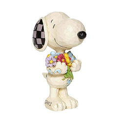 Enesco Jim Shore Peanuts Snoopy with Flowers Mini Figurine