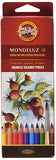 KOH-I-NOOR Mondeluz Fruit Aquarell Coloured Pencils (Set of 18)