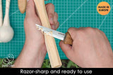 Wood Carving Sloyd Knife for Whittling and Roughing for beginners and profi - Durable High carbon steel - Spoon Carving Tools - Thin wood working