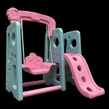 #N/A Cute Plastic Swing and Slide Furniture Accessory for Mellchan Baby Dolls