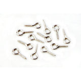 Bulk Buy: Darice DIY Crafts Screw Eye Bail Silver 5mm (6-Pack) 1921-05