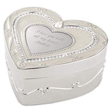 Things Remembered Personalized Regal Elegance Heart Keepsake Box with Engraving Included