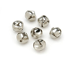 Darice 48-Piece Bells, 1/2-Inch, Silver