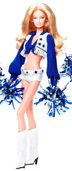 Mattel Dallas Cowboys Cheerleaders Barbie Collector Doll