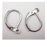 ALL in ONE Earring Making Kit: Stainless Steel Hypo-allergenic Earring Hooks, Flat Pad Findings,